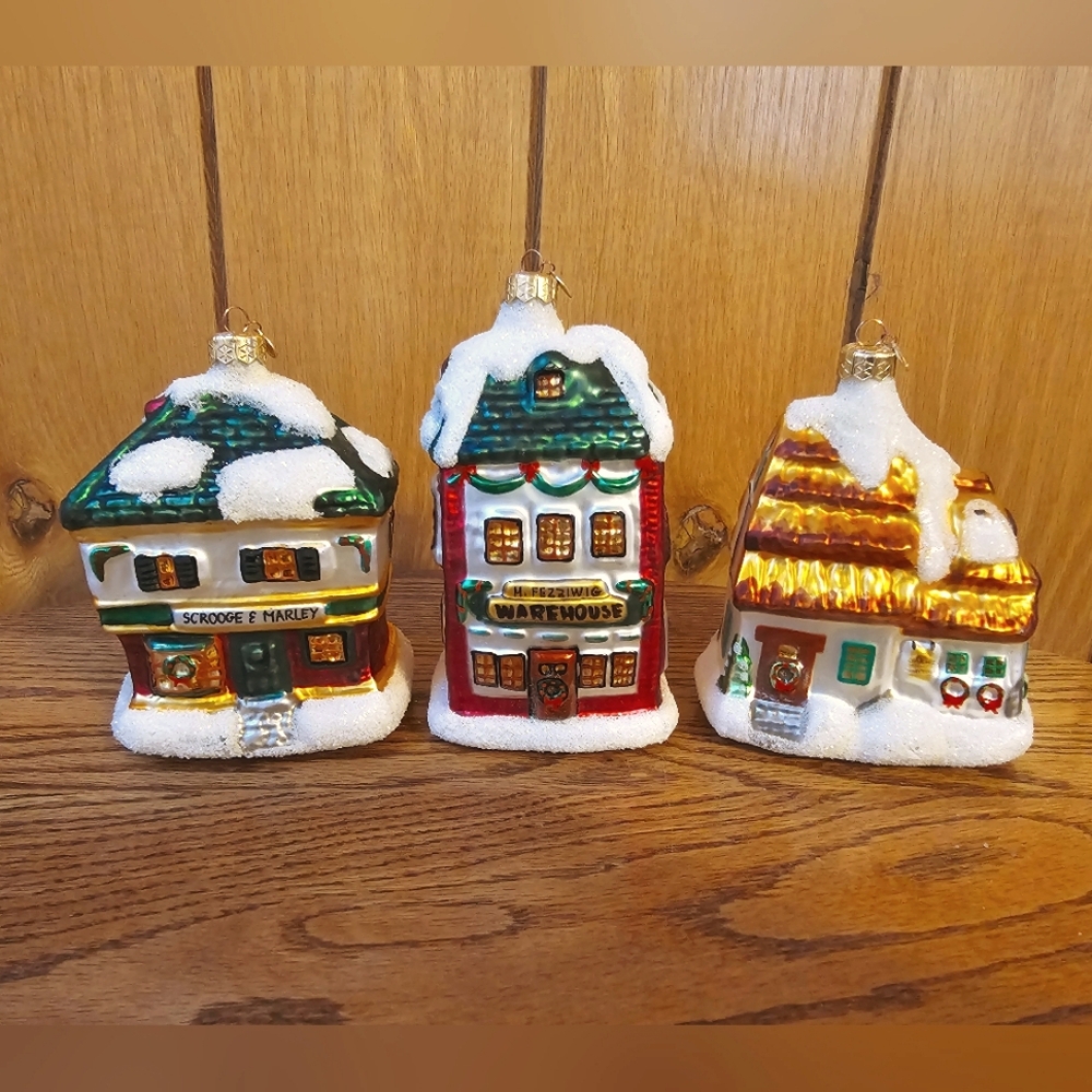 A Christmas Carol Ornament Set of 3